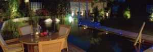 éclairages d’une terrasse